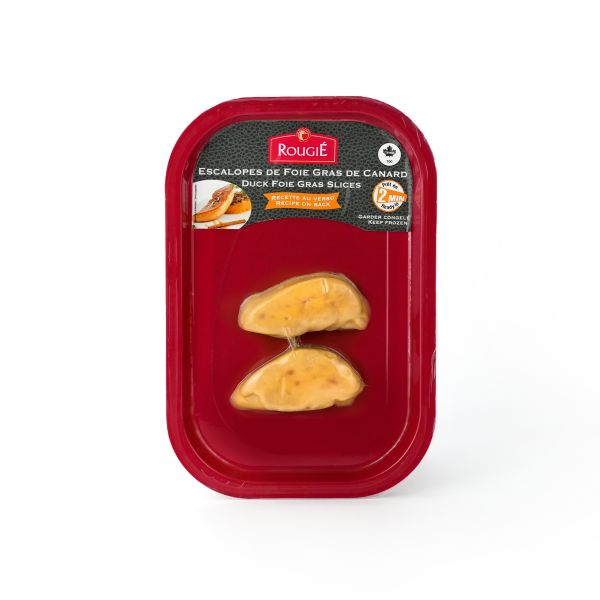 Duck Foie Gras Slices by Rougie - 2 Slices