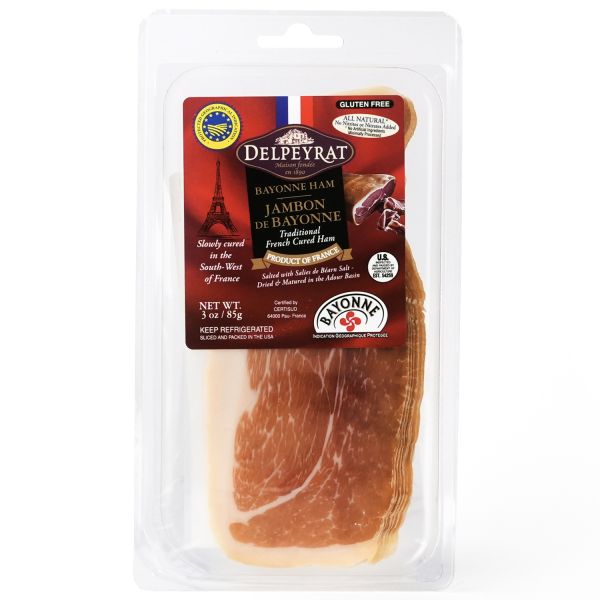 French Bayonne Ham, Sliced