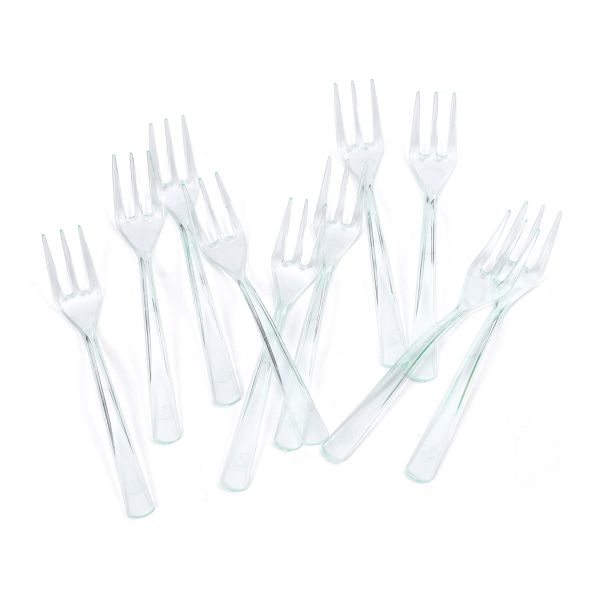 Green Mini Fork 3.9" - Set of 250 (1 case)