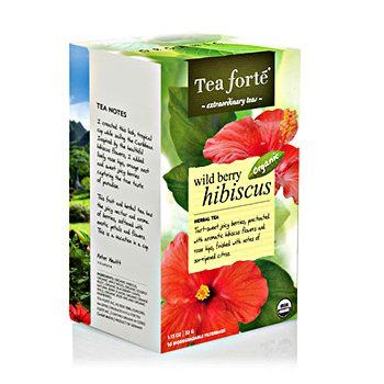 Wild Berry Hibiscus Herbal Tea, Organic