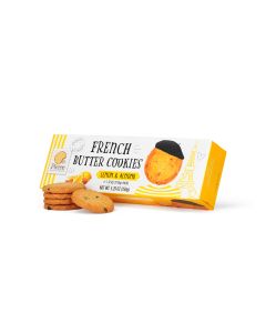 French Butter Cookies with Lemon & Almond