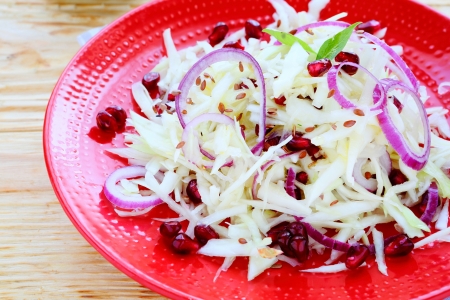 Pomegranate Coleslaw